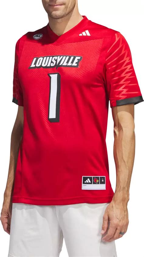 adidas Men's Louisville Cardinals Cardinal Red Premier Replica 